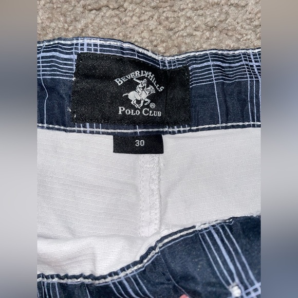 Beverly Hills Polo Club White Shorts 30W - Picture 2 of 5